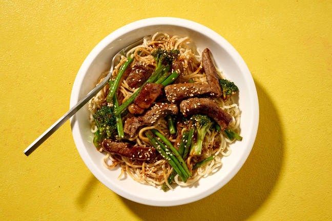 Shortcut Sweet Soy Beef & Noodle Stir-Fry