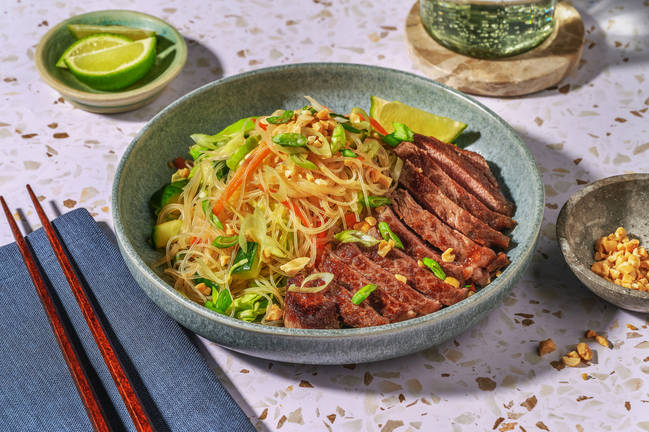 Easy Viet-Inspired Beef & Vermicelli Bowl