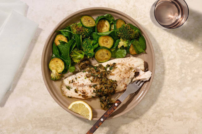 Zingy Barramundi & Herby Caper Topping
