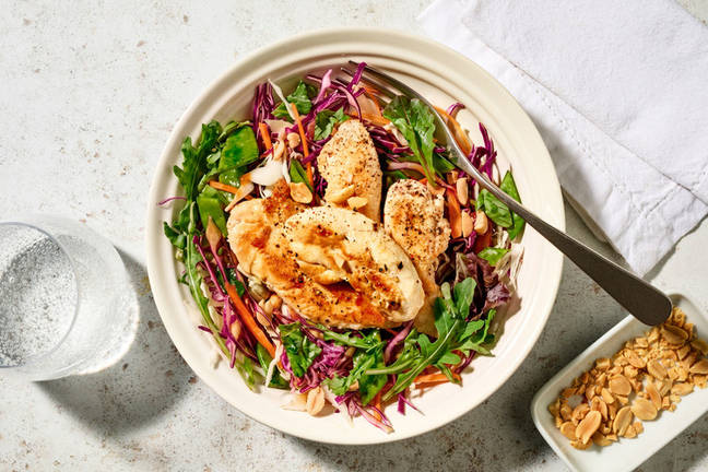 Vietnamese-Style Chicken & Pea Pod Salad