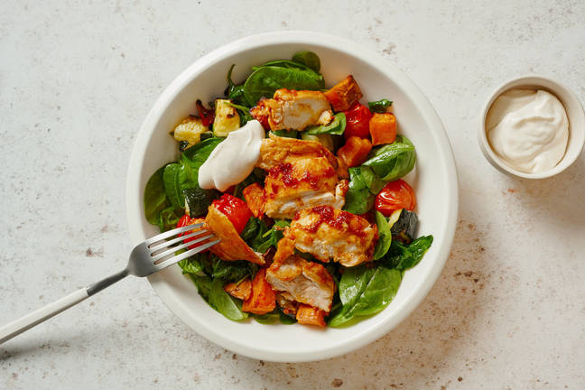 Smokey Honey-Chipotle Chicken & Veggie Toss