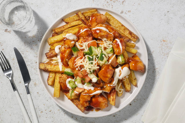BBQ Chicken & Salsa Loaded Fries