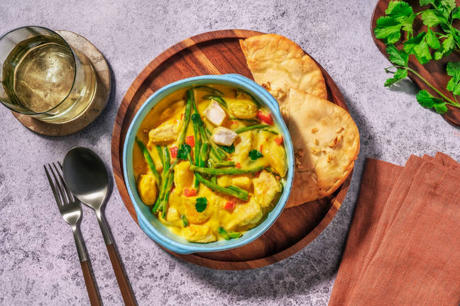 Super Easy Chicken & Green Bean Curry