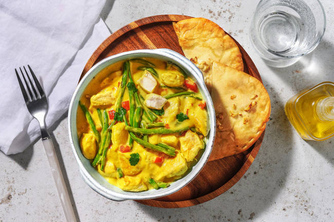 Super Easy Chicken & Green Bean Curry