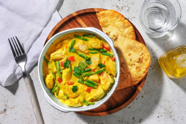 Super Easy Chicken & Green Bean Curry