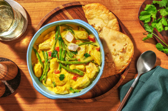 Super Easy Chicken & Green Bean Curry