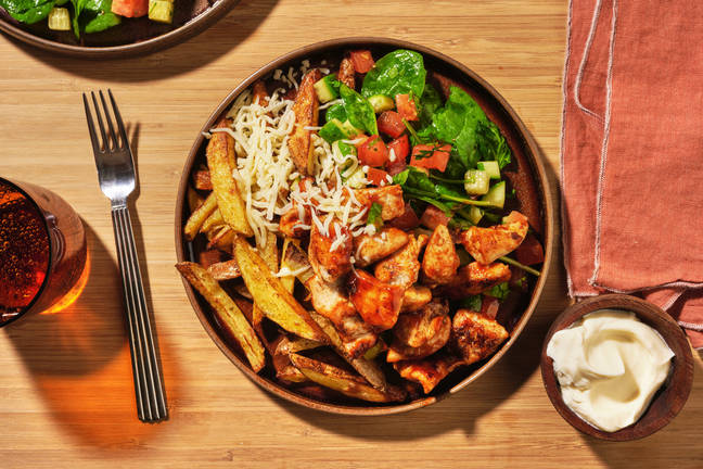 BBQ Chicken & Salsa Loaded Fries