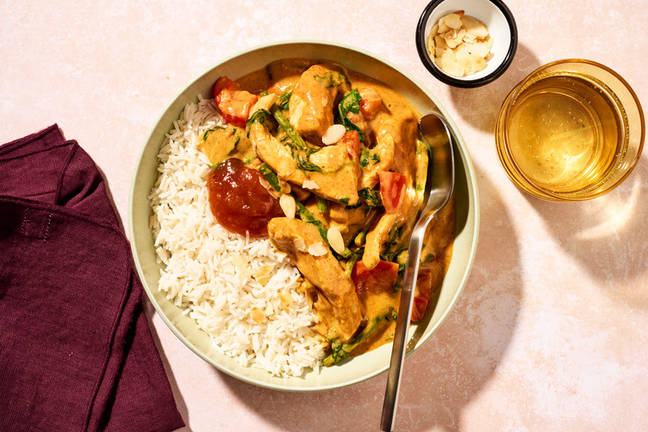 Mumbai-Spiced Butter Chicken & Garlic Rice