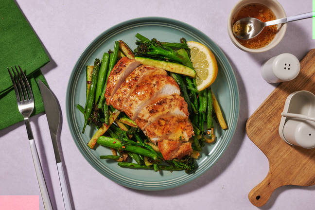 Classic Chicken & Chilli-Garlic Greens