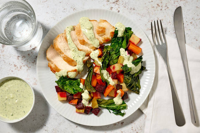 Aussie Chicken & Rainbow Veggie Toss