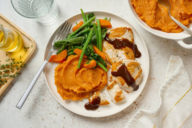 Quick Golden Chicken & Homestyle Gravy