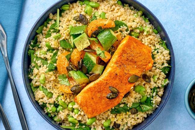 Nutritionist's Pick: Citrus Salmon and Edamame Bowls 