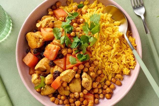 Biryani de poulet indien