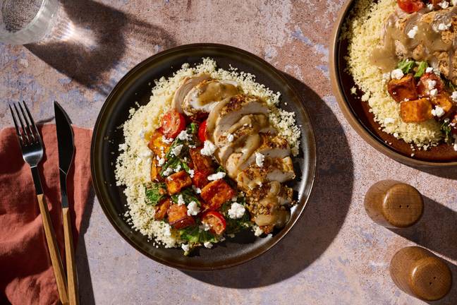 Choix du nutritionniste : Poulet du Moyen-Orient sur plaque