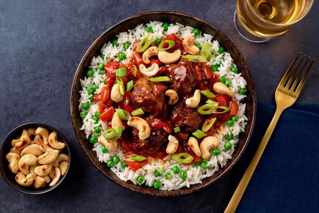 Big Batch Honey-Garlic Beef Meatballs