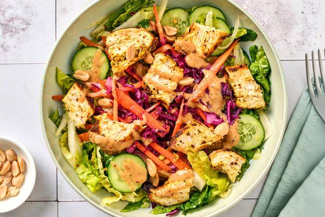 SuperQuick Asian Chicken Crunch Salad