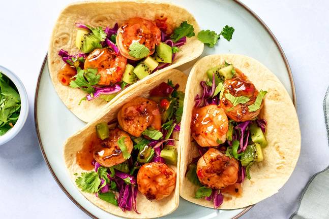 Nutritionist's Pick: SuperQuick Sweet-and-Spicy Shrimp Tacos