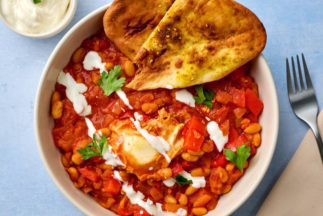 White Bean and Egg Shakshuka
