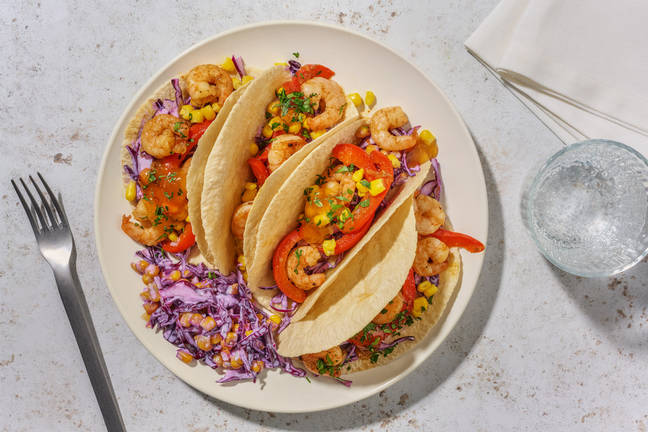 Snabblagade räktacos