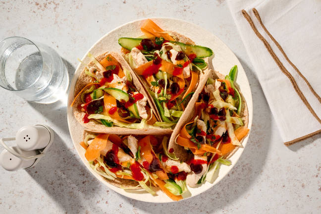 Vietnamesiska bun cha-tacos