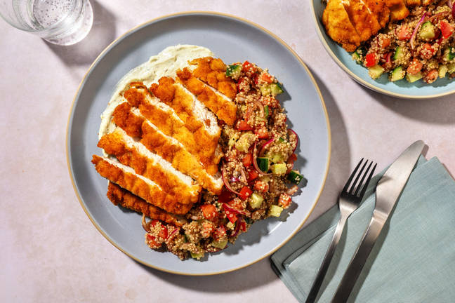 Krispig panerad kyckling