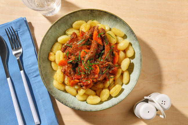 Pasticada: guiso croata de ternera con tomate