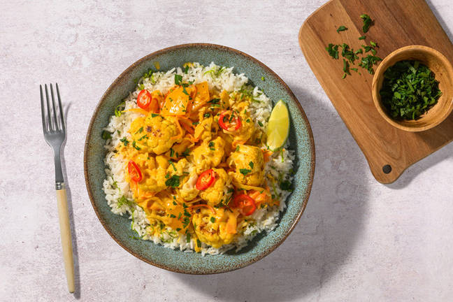 Spicy Thai Cauliflower Curry