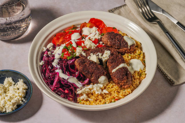 Naked Spiced Lamb Kofta Kebab Salad