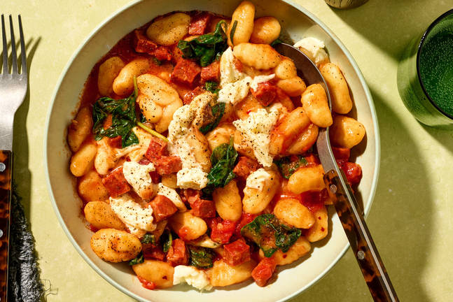 Chorizo and Mozzarella Gnocchi 