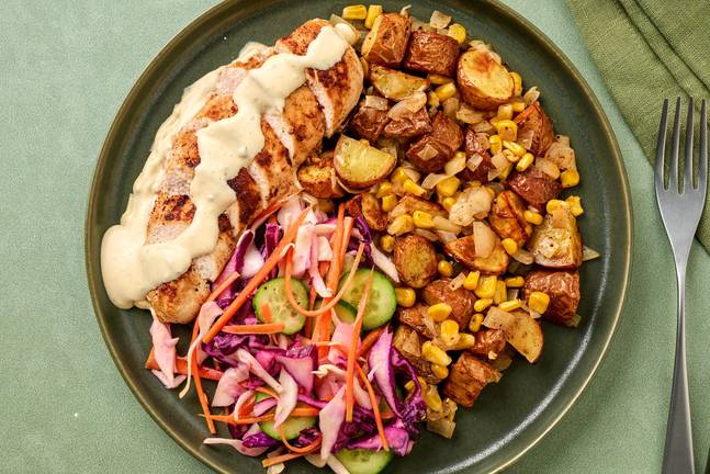 Applewood Smoke-Spiced Chicken and Alabama White Sauce