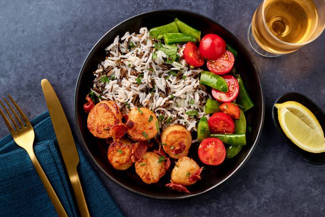 Lemon-Garlic Seared Scallops
