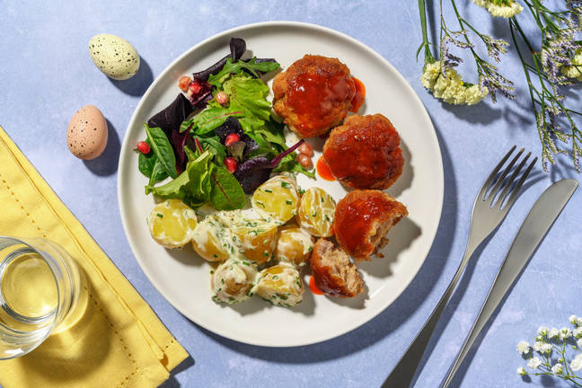 Rustikke 'buffalo'-glaserede svinekødsbøffer