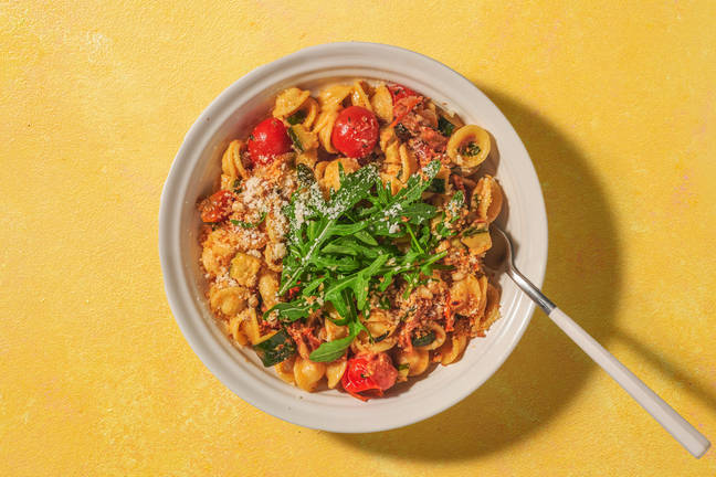 Lättlagad soltorkad tomat-pasta