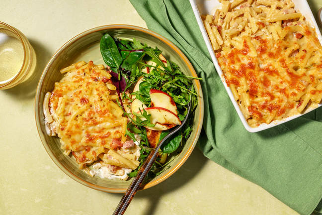 Bacon and Caramelised Onion Croziflette Style Pasta