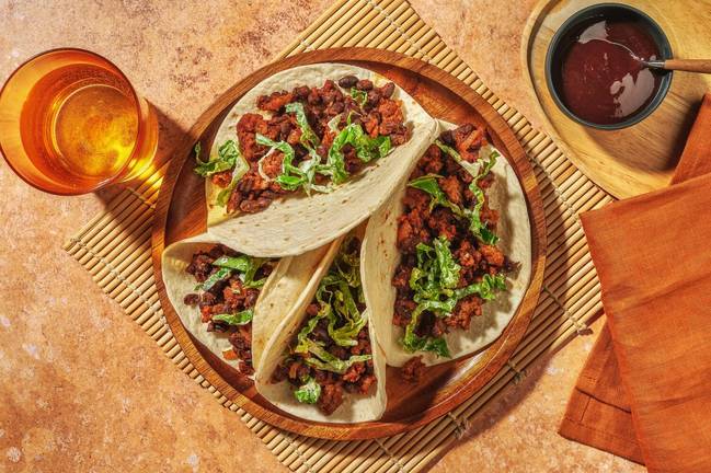 BBQ Burritos mit Hackfleisch