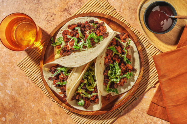 BBQ Burritos mit Hackfleisch