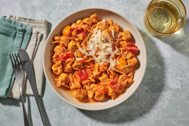 Stuffed Fiorelli in Pomodoro Sauce