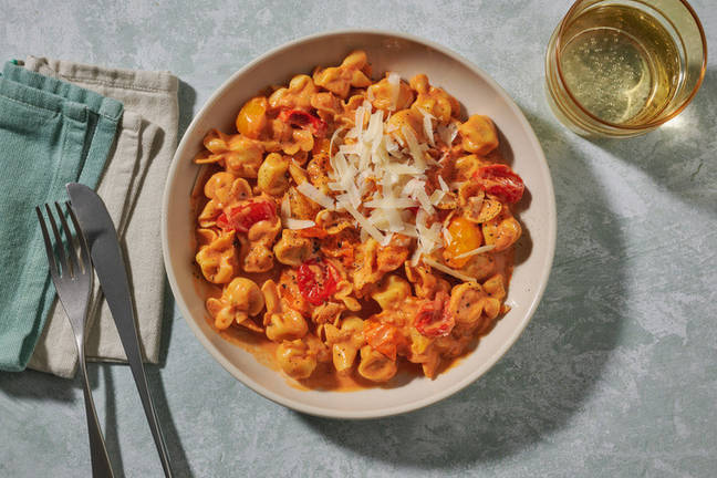 Stuffed Fiorelli in Pomodoro Sauce