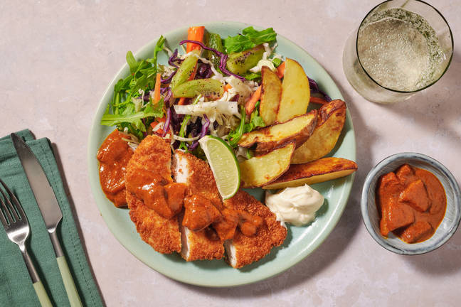 Caribbean Style Jerk and Pineapple Crispy Chicken