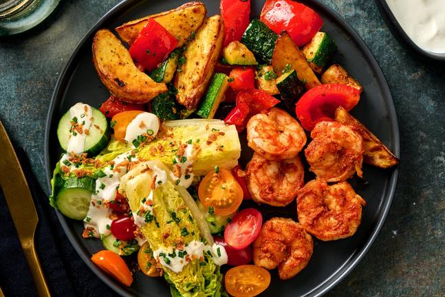 Grilled Mediterranean Jumbo Shrimp
