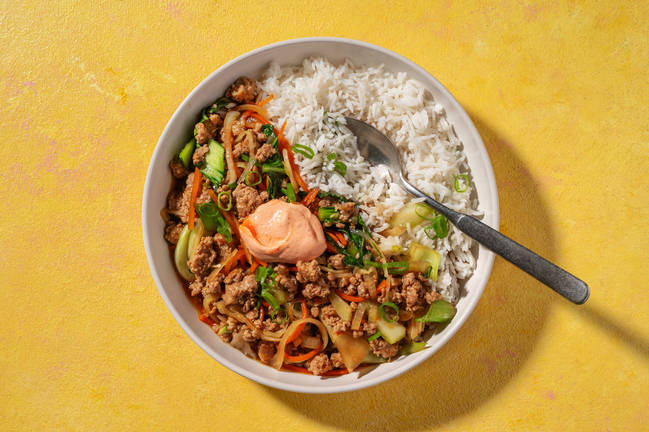 Hoisinstekt blandfärs