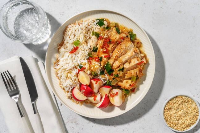 Hainanesisk ingefær- og hvitløkskylling