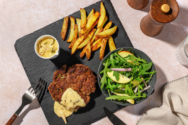 Steak Haché Style Naked Burger and Frites