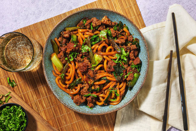 Soy and Scallion Pork Noodles