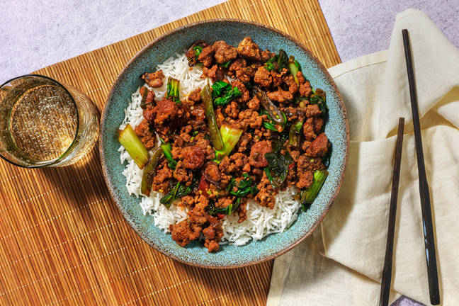 Soy and Scallion Pork Rice Bowl