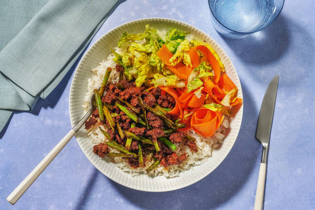 Lemongrass and Sambal Beef Larb Style Salad