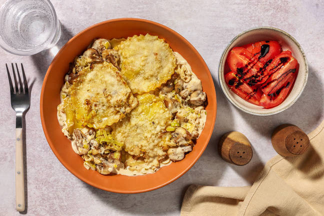 Girasoli mit Tomate-Mozzarella aus dem Ofen