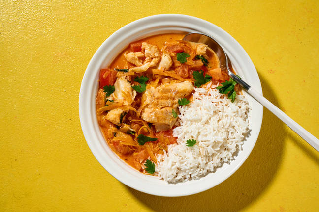 Fiskgryta med aji amarillo-chili