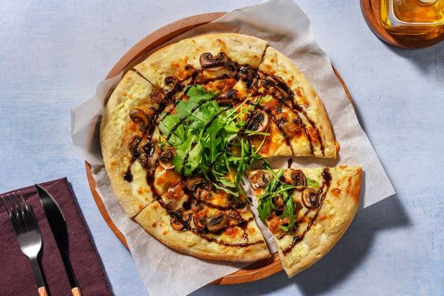 Ready to Roll Truffled Mushroom Pizza Bianca