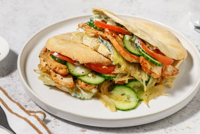 'Tra le vie di Atene' - gyros pita di pollo speziato